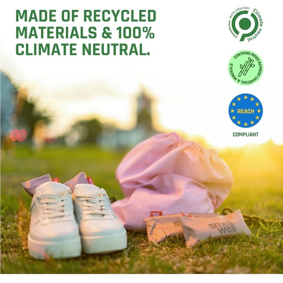 SmellWell Active Odor Eliminator Shoe deodorize 2 Bags Freshener Inserts shoes - Picture 10 of 12